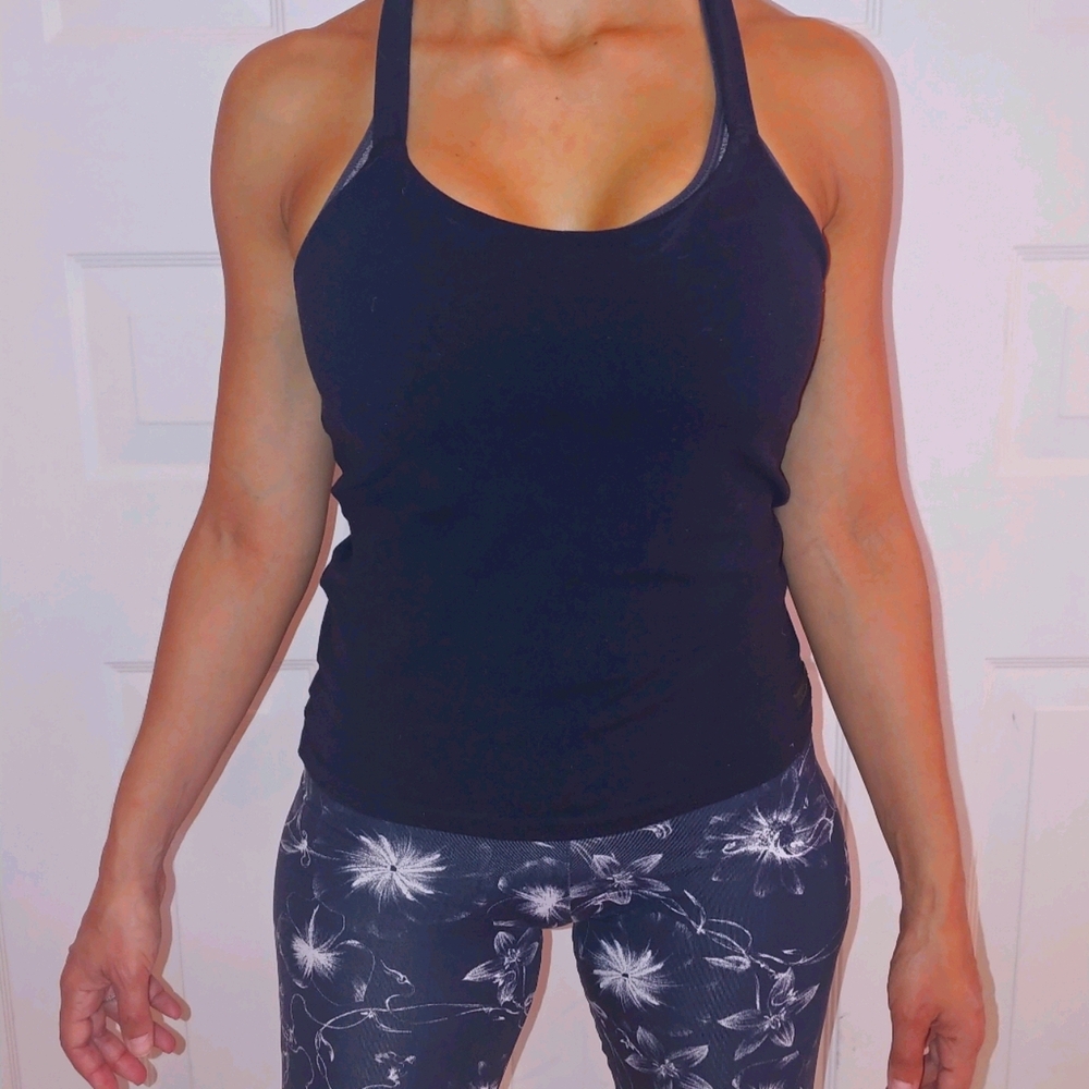 Black workout top by Planet Body